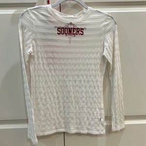 Ladies burn-out Sooners t-shirt